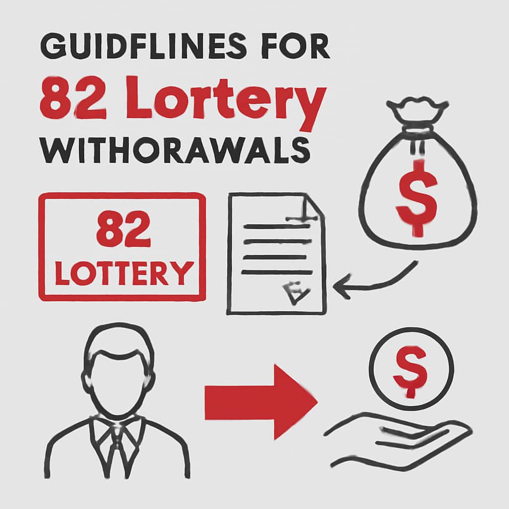 An educational diagram for Guidelines for 82 Lottery Withdrawals.